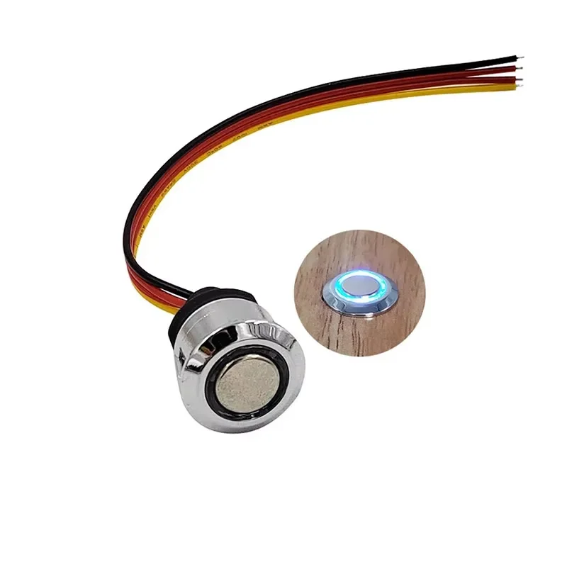 Led Dimmer 12v Touch Schakelaars Voor LED Strip Licht Traploos Dimbare Helderheid Controller DC 5V/24V licht Dimmer Knop Controle - afbeelding 1