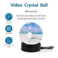 【Hihanfo-lcd Store】Bola de cristal de vídeo mejorada, álbum Digital, pantalla de vídeo DIY, bola de cristal, pantalla electrónica, regalo de Navidad