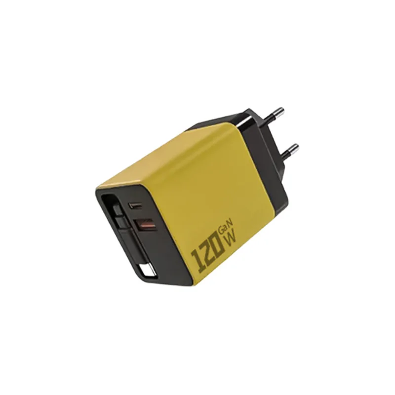 120W-Ladegerät mit Teleskop-Galliumnitrid-Schnellladekabel, Telefonladegerät-Adapter für Android und iPhone