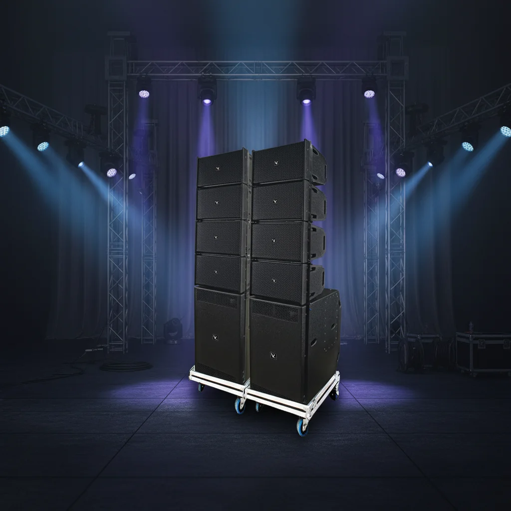 HA2wedding Stage Business Performance School Playground Engineering Professional Audio Video DSP Active Line Array Sound Speaker