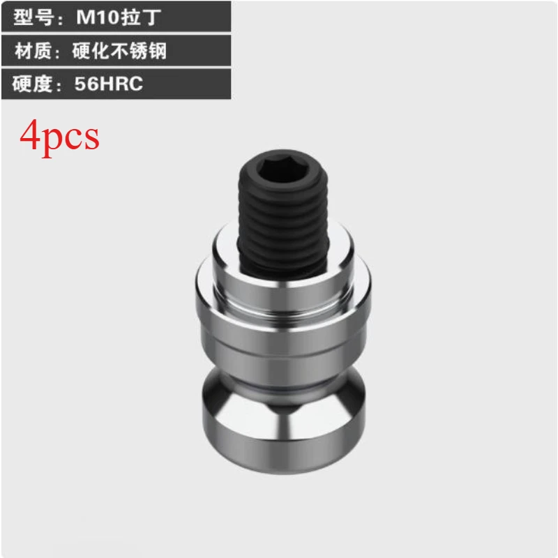 

4Pc Four & Five Axis Fixture M8/M10 Latin Suitable For D52 / D96 Zero Point Part