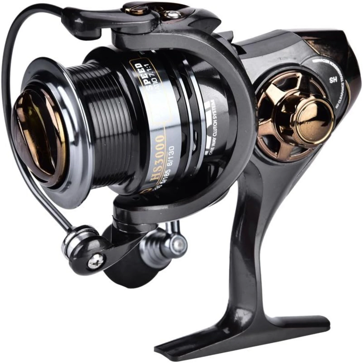 

Updated Version HS3000 High-Speed Baitcasting Reel, 7.1 1 Ratio, Powerful Sea Fishing Reel with Match Spool for Quick and Precis