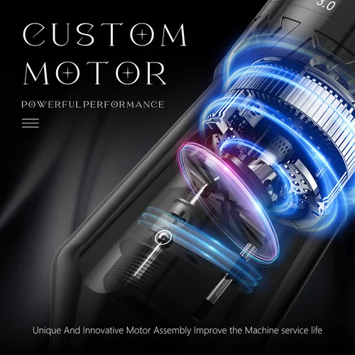 Imagen 2 del producto XNET Talos-máquina de tatuaje inalámbrica ajustable, pluma de 2,0-4,2mm, Motor Sin Núcleo para tatuaje de puntos, maquillaje, pluma microplasty para tatuaje