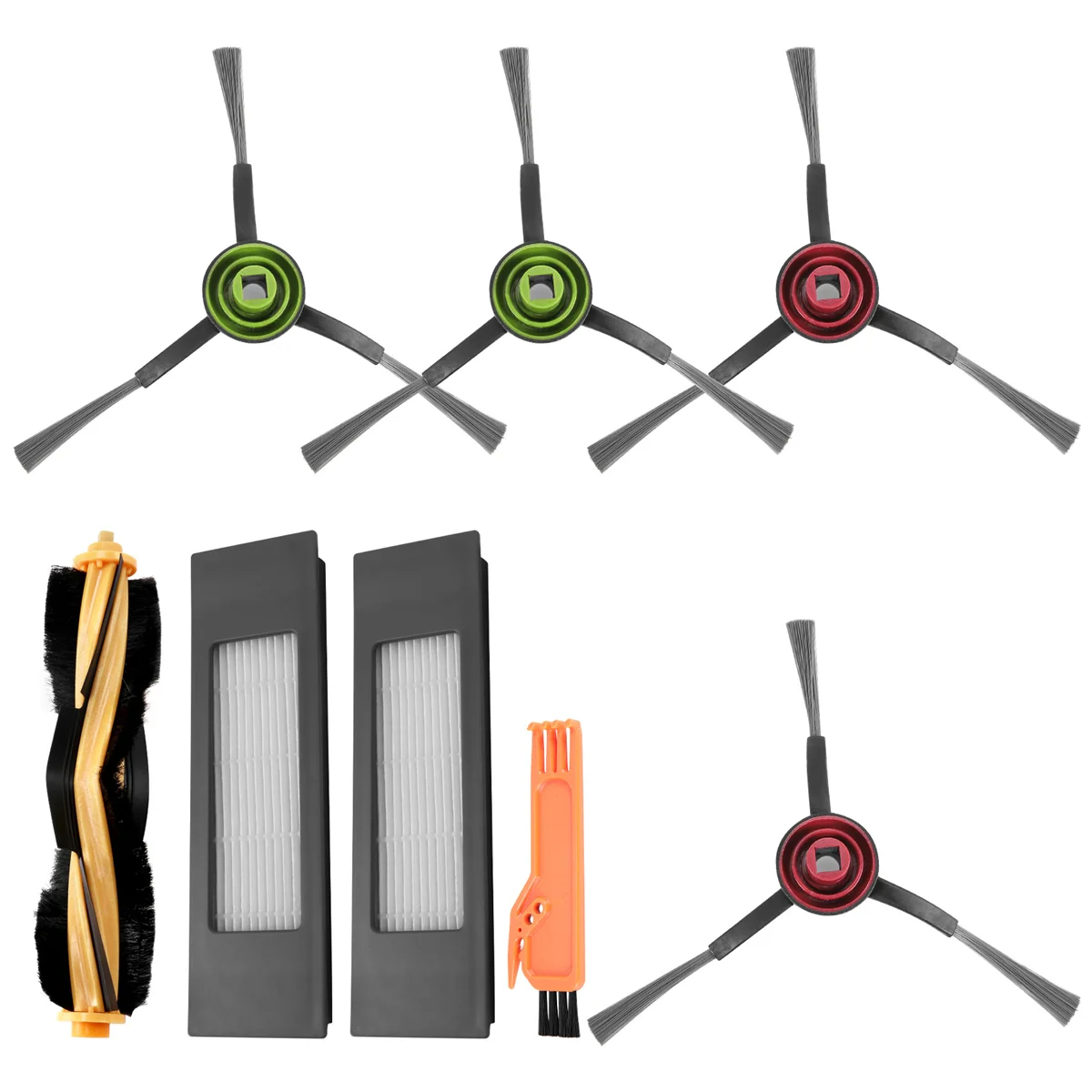 อะไหล่สำหรับ Ecovacs deebot ozmo 920/950/T5/T8/T8 aivi/T8สูงสุด/T9สูงสุด/กำลัง T9/N7/N8/N8 + หุ่นยนต์ดูดฝุ่น