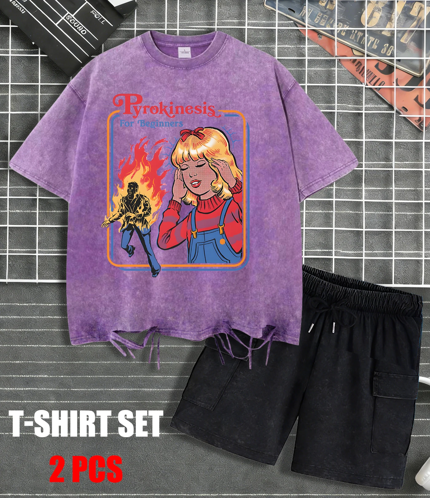 

Футболки с принтом «Пирокинез» для начинающих, мужские хлопковые повседневные шорты, мягкая летняя одежда, универсальный спортивный костюм с круглым вырезом