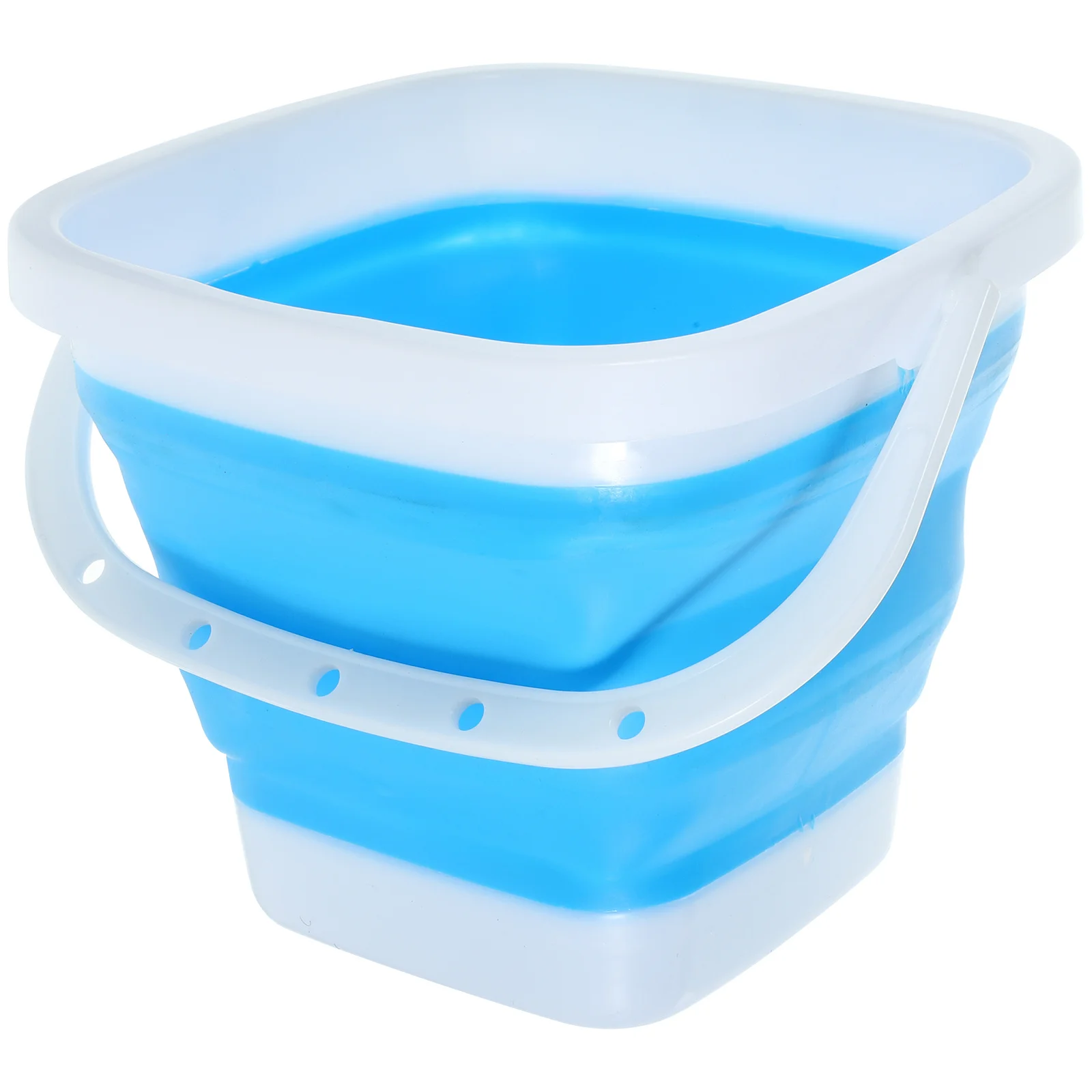 

Foldable Thickened Silicone Brush Washing Bucket Portable Multifunctional Storage for Home School Outdoor Use Random Color