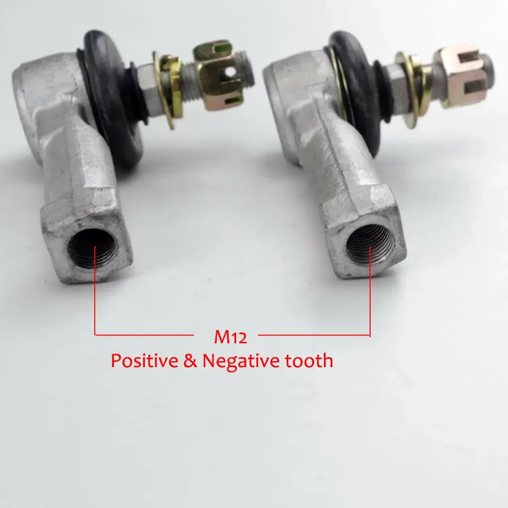 FOR JIANSHE 250cc ATV250-3-5 Joint Ball Head U-joint 12mm M12 Tie Rod End loncin atv quad accessories