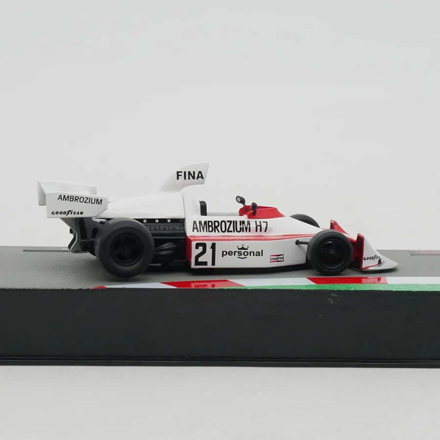 Ixoレーシングウイルサムダイキャストカーモデル、メタルおもちゃの車、クロードマフ、fw04 1975、1:43