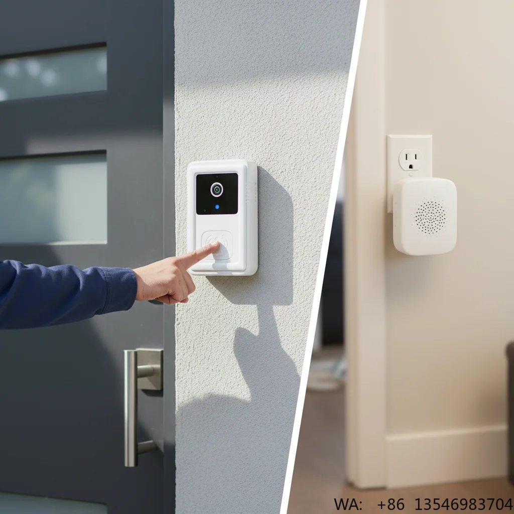 New Version Home Security Wireless Door Bell Camera Phone Intercom Wifi Doorbell Two-way Audio Smart Dingdong Video Doorbells