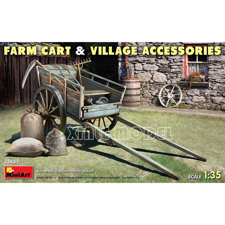 

MiniArt Plastic Assembled Model Kit 35657 Agricultural Vehicle with Country Accessories 1/35