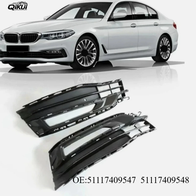 QIKUI 51117409547 51117409548 Frontgrillabdeckung für BMW 5er Serie G31 G30 2018-2020