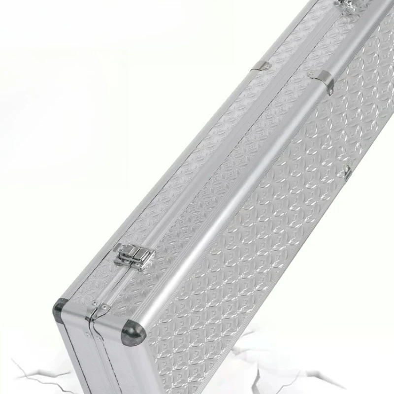 Aluminum alloy fishing rod bag Ultra-light hard shell fishing rod box Multifunctional special portable metal storage box