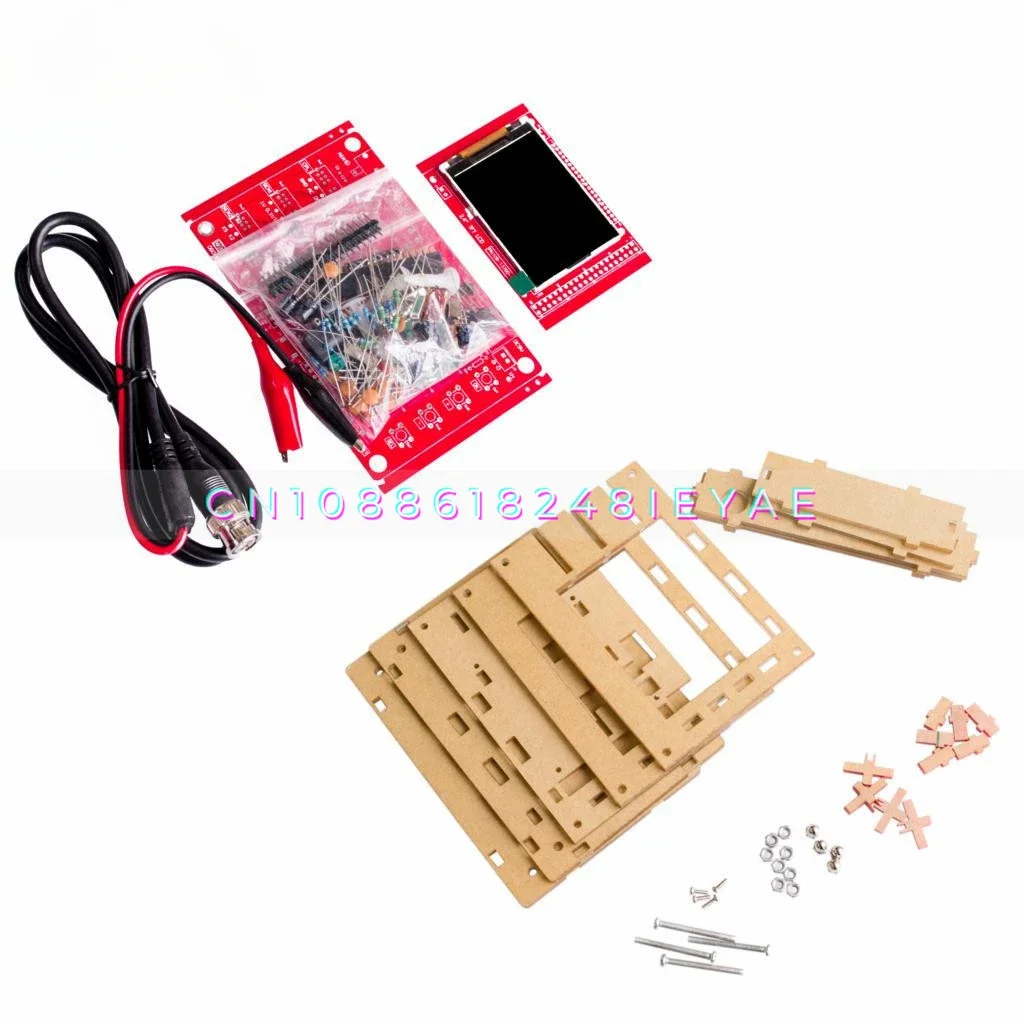 Kit de fabricação de osciloscópio DSO138, kit de aprendizagem eletrônica, osciloscópio STM32 de código aberto