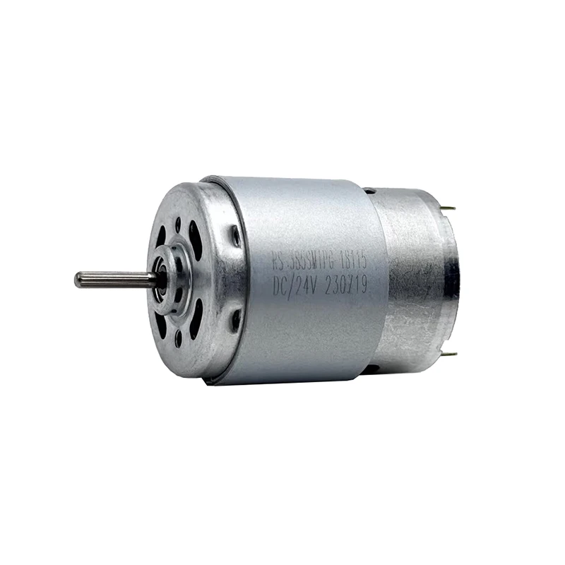 RS-385-18115 Mini 385 Motor DC 12V 18V 24V 9000RPM Micro 28mm Electric Motor Front Ball Bearing Knurled Shaft DIY Toy Model