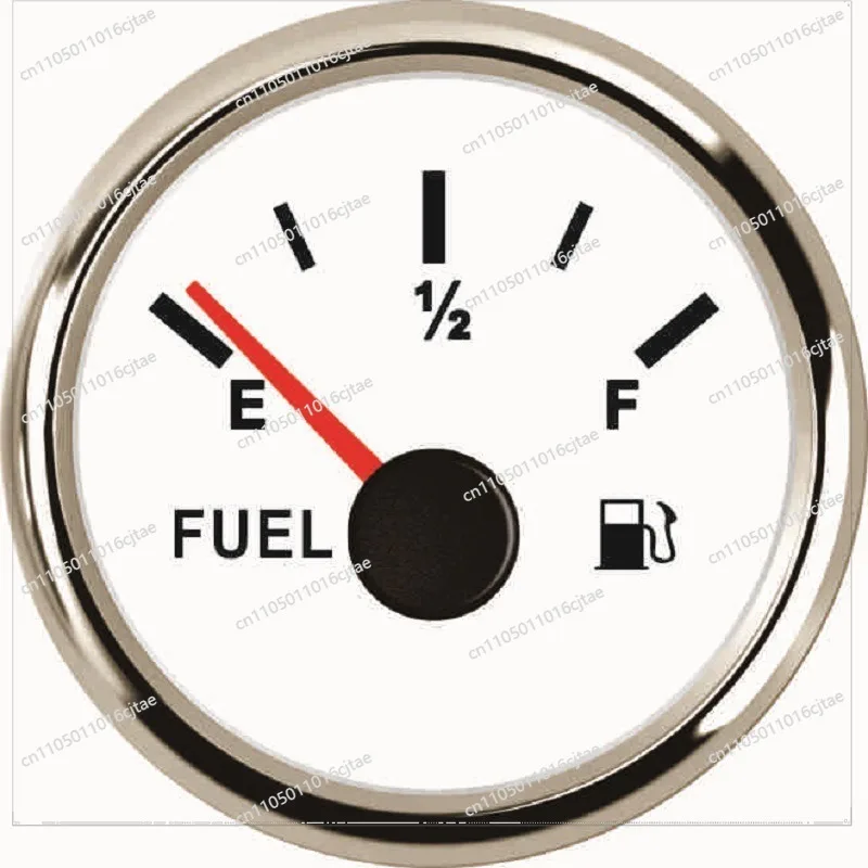 For 52mm Pointer Oil Level Gauge, Fuel Gauge, Refitted Vehicle and Ship General Oil, Connected To A Sensor with The Same