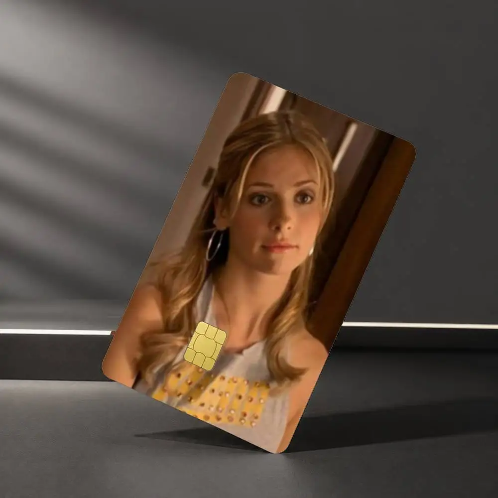 B-Buffy The Vampire Slayer Sticker Film Tape Skin for Credit Card Debit Card Waterproof Stickers