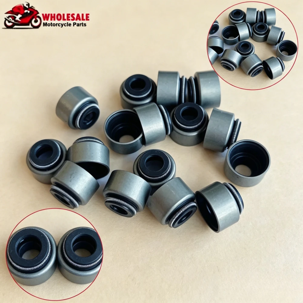 

6mm Motorbike Intake Exhaust Valve Stem Oil Seal For YAMAHA YFB250 Timberwolf 2WD YFM200 YFM225 YFM250 YFM Moto-4 200 YFB 250