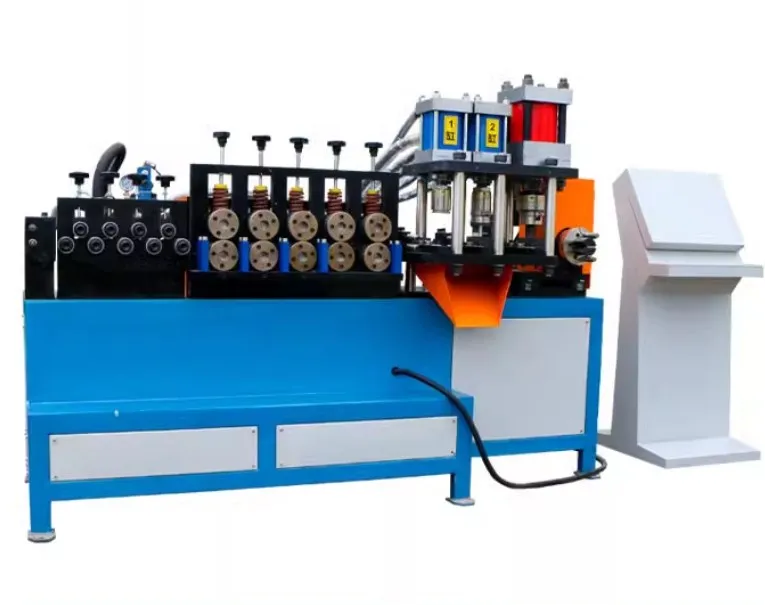 Automatic CNC Strap Punching Hoop Machine / Steel Hoop Bending Machine / Iron Hoop Clamp Making Machine 380V Motor 3kW Power