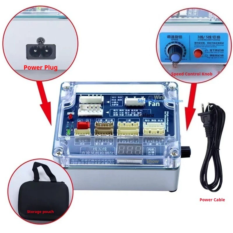 3-wire/5-wire DC Fan Motor Testing and Fault Detection Tool New Multi Brand Air Conditioning Compressor Driver
