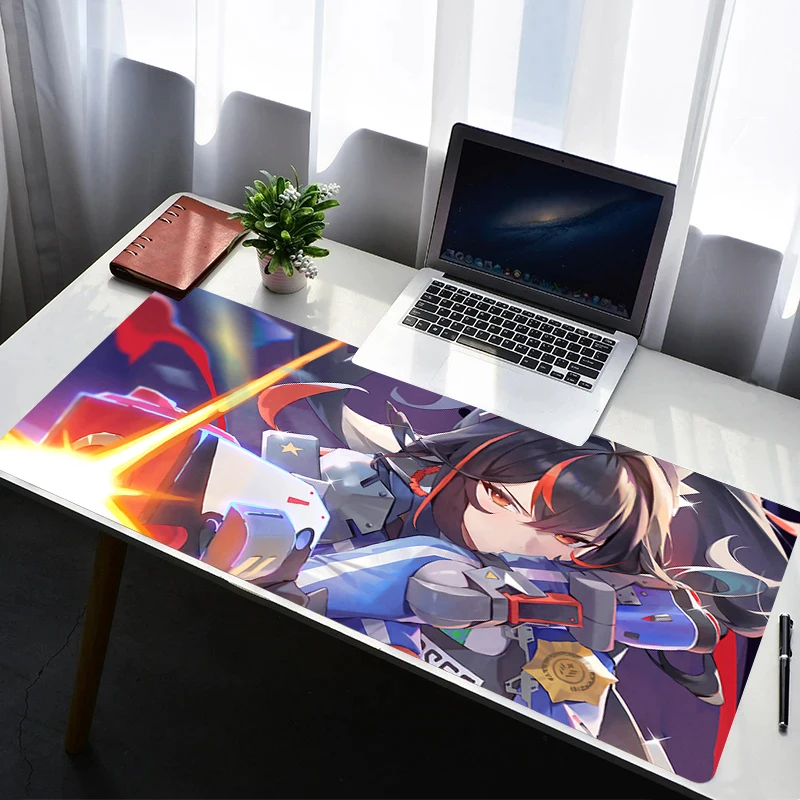 

Mouse Pad Computer Gaming Accessories Mousepad Rubber Extended Z-zenless Zone Zero Zhu Yuan Desk Mat Laptop Gamer Keyboard Pad