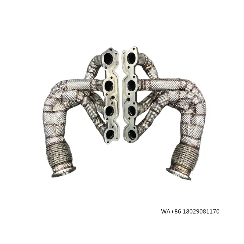 OEM Manifold Exhaust Downpipe for  458 4.5L 2011-2016  Car Exhaust System with Heat Insulation Quality Stainless Steel