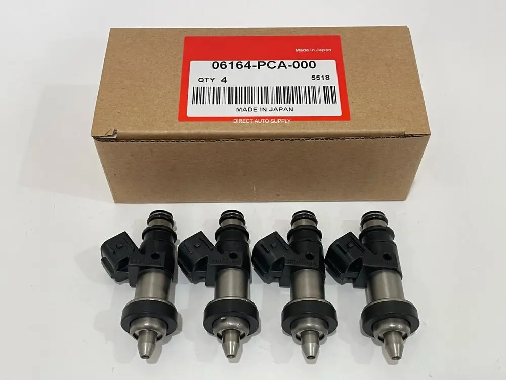 

4 NEW OEM FUEL INJECTORS 06164-PCA-000 FOR 99-01 CR-V 2.0L