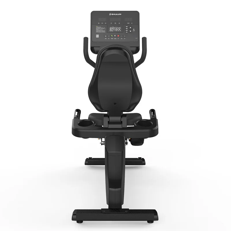 

Foldable Commercial Horizontal Exercise Bike Back-Driven Indoor Gym Sports Cycling for Home Use