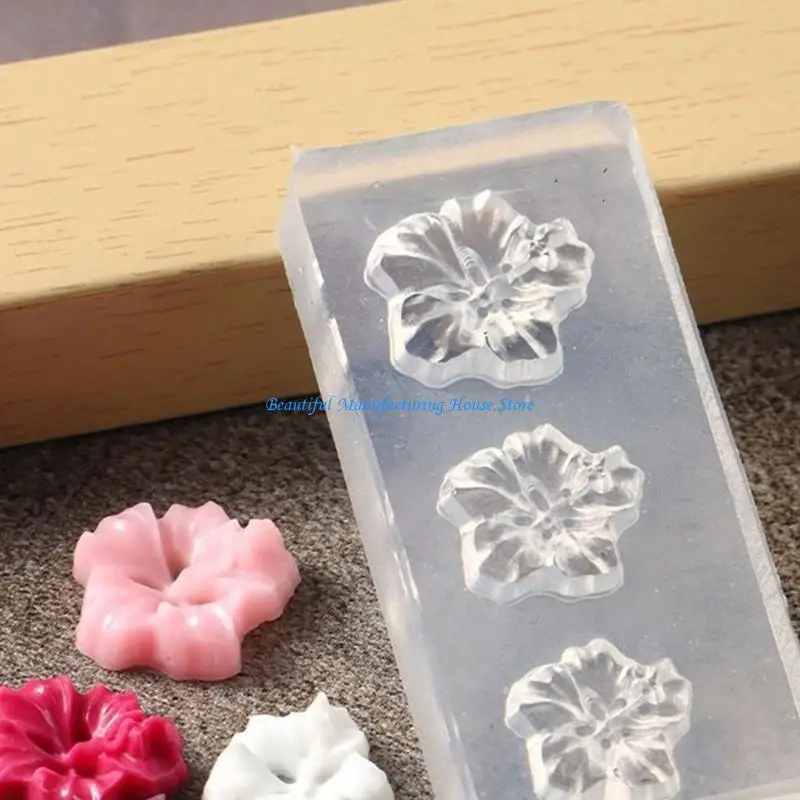 

E56A Много цветочные силиконовые плесени ногтей, установленные для гелевого искусства -формирование лепестков повторно