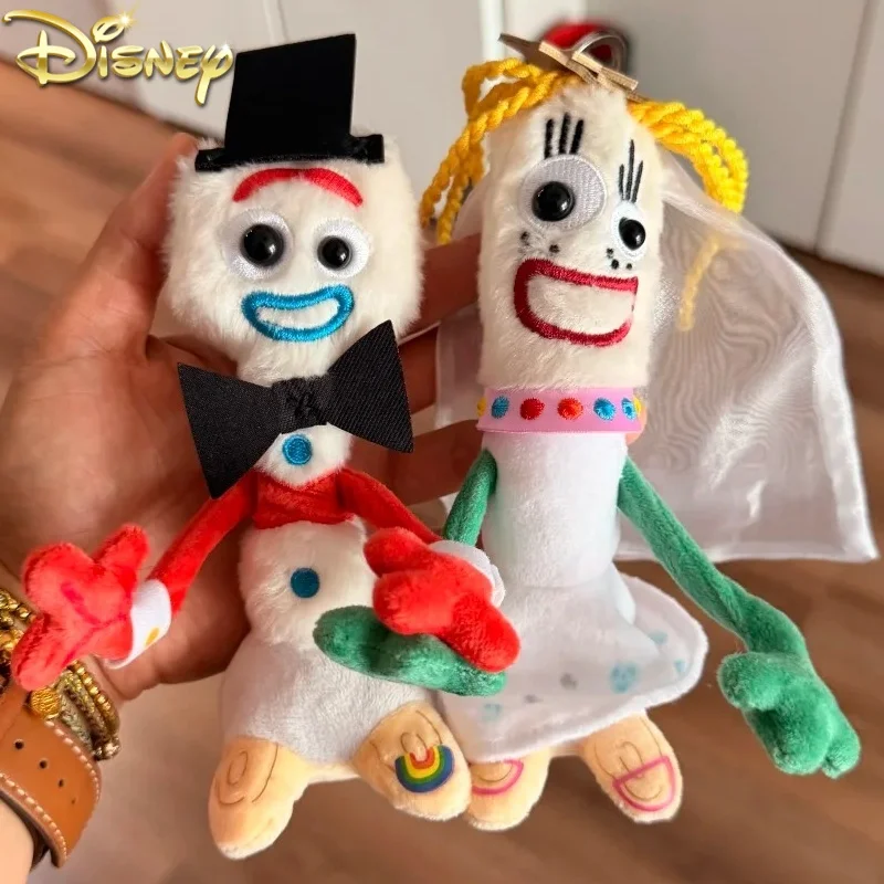 

Original Disney Pixar Toy Story Buzz Lightyear Woody Plush Toy Soft Suffed Kawaii Bag Charm Collection Decor Keychain Gift Toy