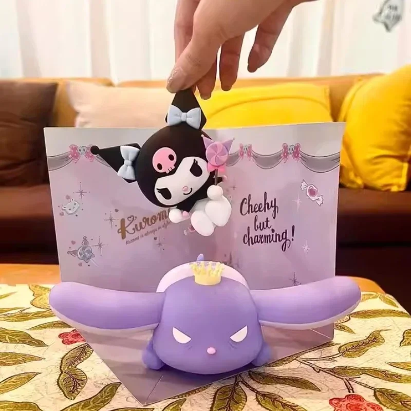 

Anime Kuromi Kuba Toy Bright Night Lamp Atmosphere Light Desktop Model Ornaments Home Decoration Children Birthday Gifts