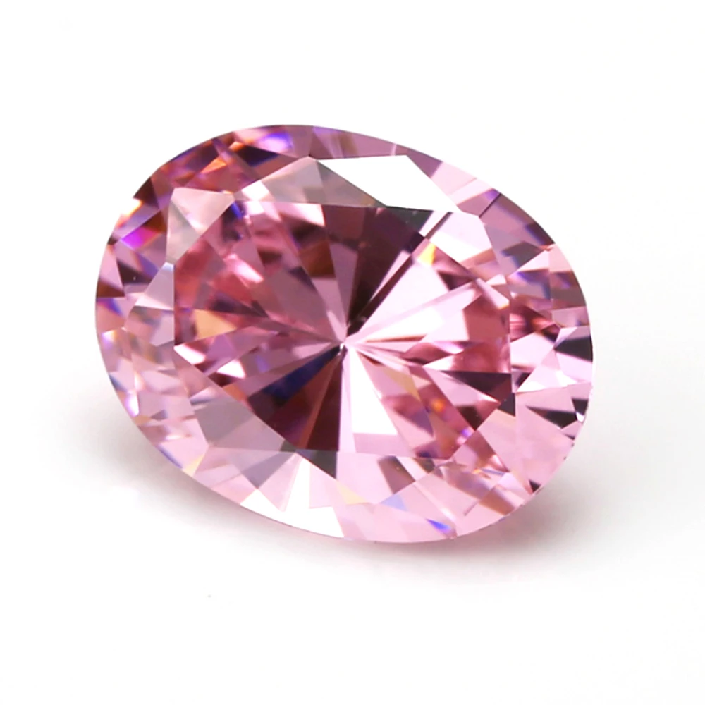 ÉNORME Zircon rose VVS non chauffé 15x20mm coupe ovale AAAA + pierre précieuse en vrac