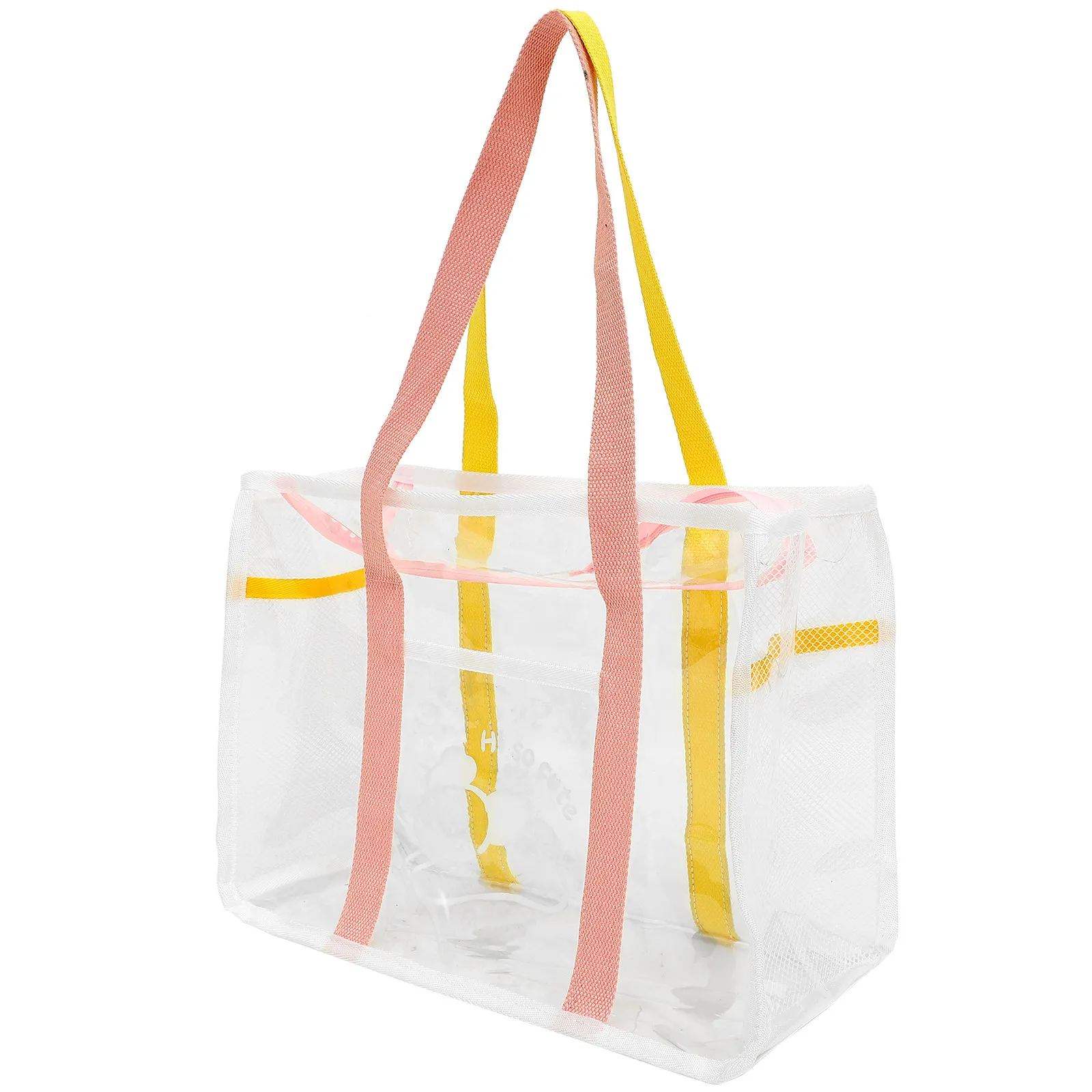 

Beach Tote Single Shoulder Bag Lightweight Travel Handbag Large Capacity Mesh Pool Bag for Women Outdoors Decorative Beach Tote