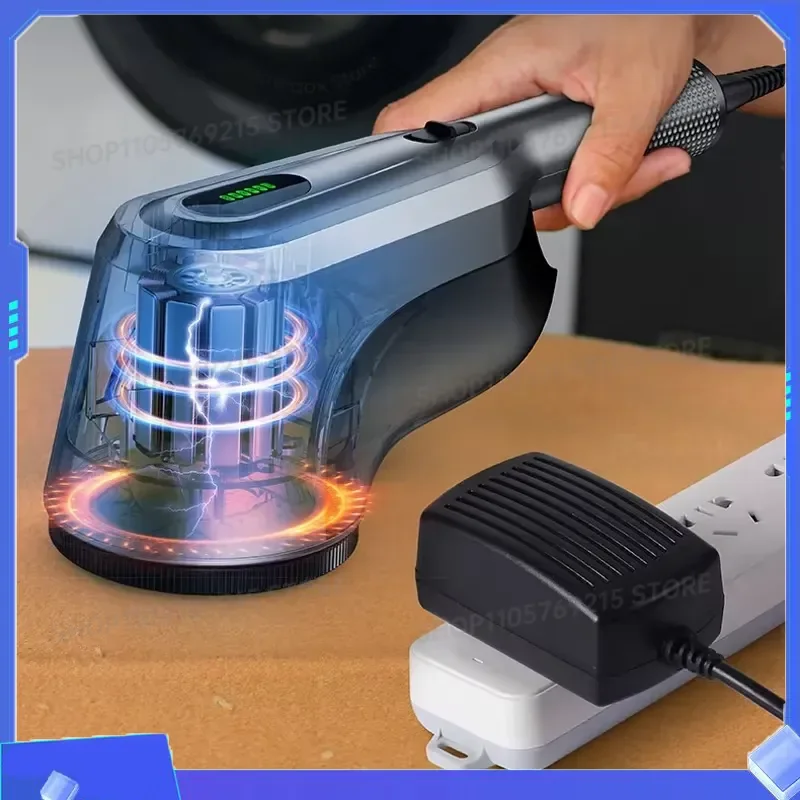 60W Commercial Lint Remover Spool Machine Professional Hairball Trimmer Clothes Electric Lint Remover Dry Cleaners Shaving