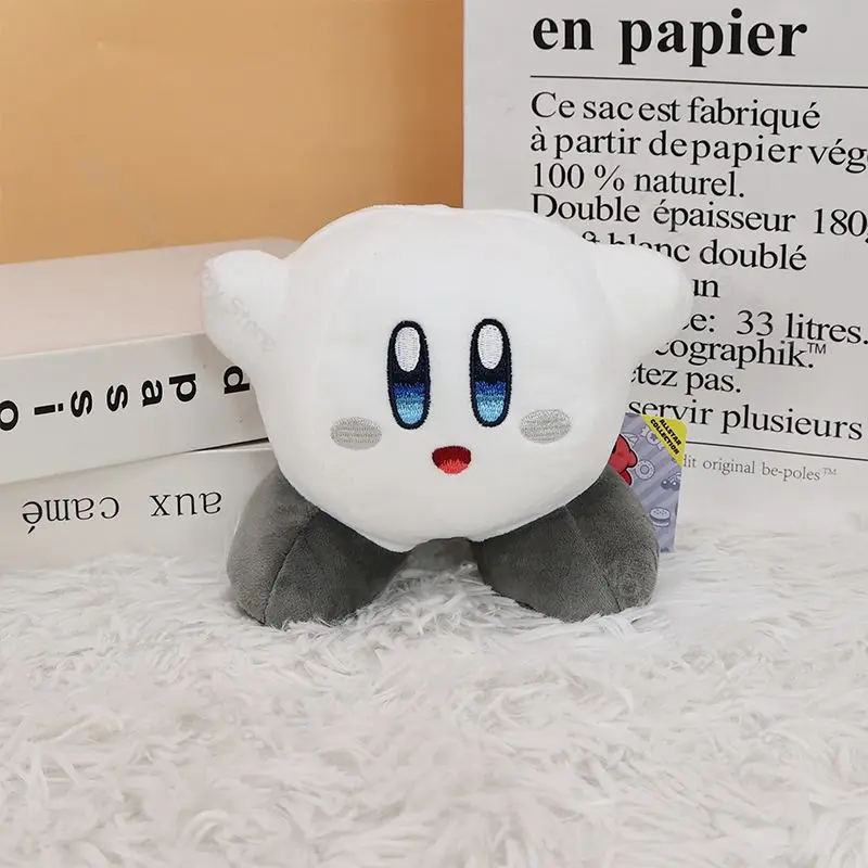 Muñecos de peluche Kirby de Anime para niños, muñecos de felpa suave, colección de juguetes de dibujos animados Kawaii, gran regalo de cumpleaños y