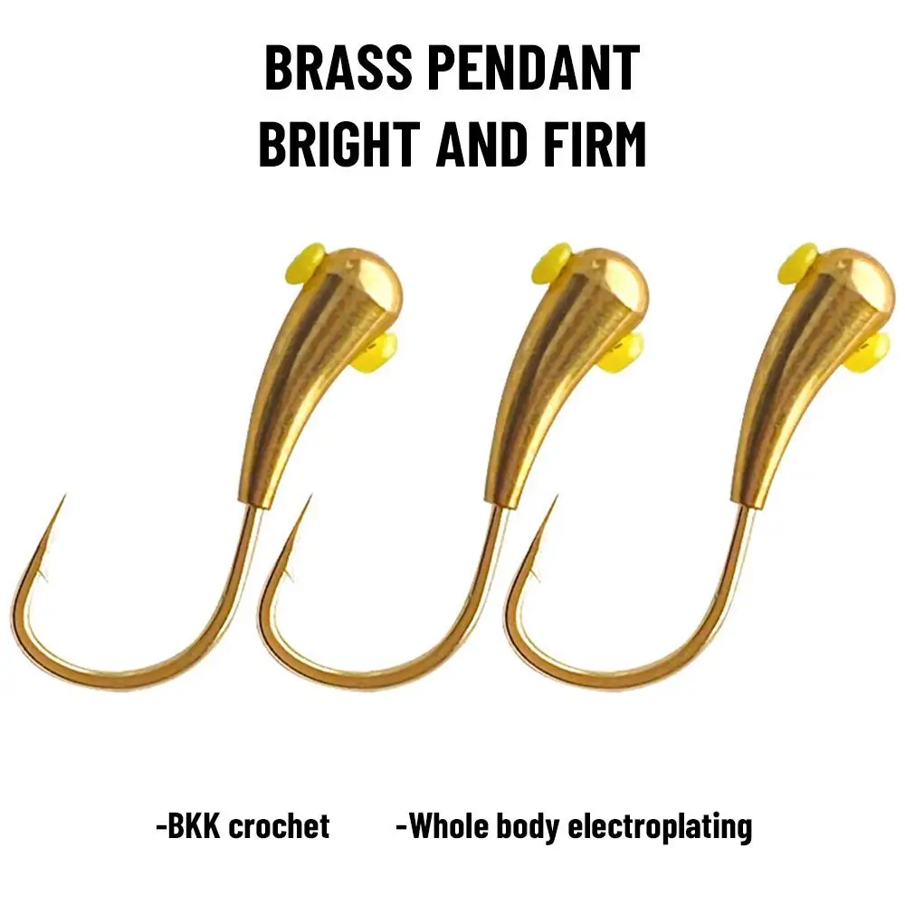 5pcs/Lot High Quality Lure Back Thorn Barbed Overturned Hook Jig lead head fishing hooks Jigging Bait Stainless Steel