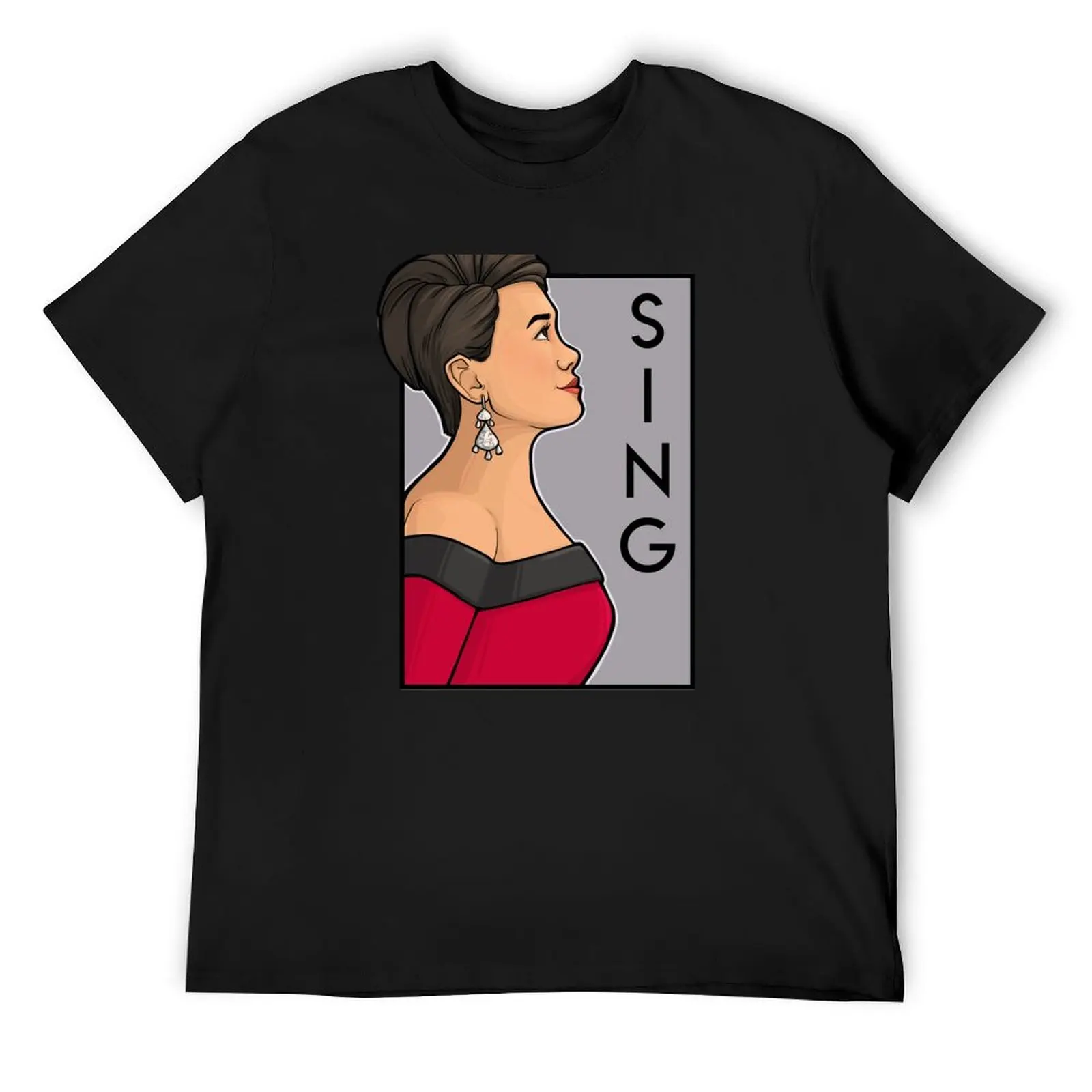 Sing T-Shirt anime tees mens t shirts