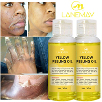 Strong Yellow Peeling Oil Bleach Dark Skin Whiten Lotion Lighten Body Elbow Knee Hand Exfoliate Dead Skin Nourish Even Skin Tone