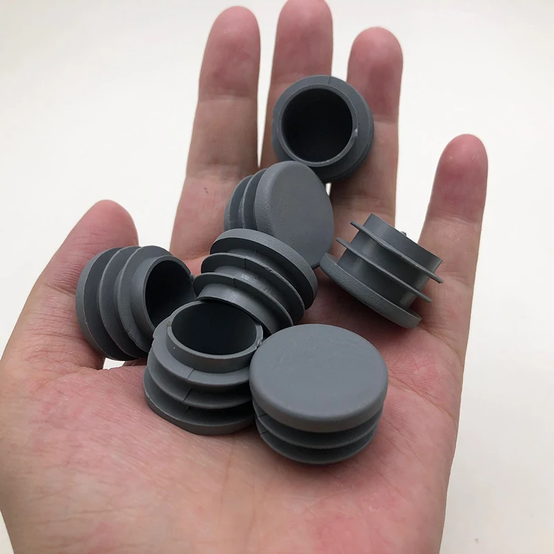 Plastic Round Square Blanking End Caps Tube Protection Gasket Furniture Inner Plug Cover Tube Pipe Inserts Plugs Foot Pipe Plug