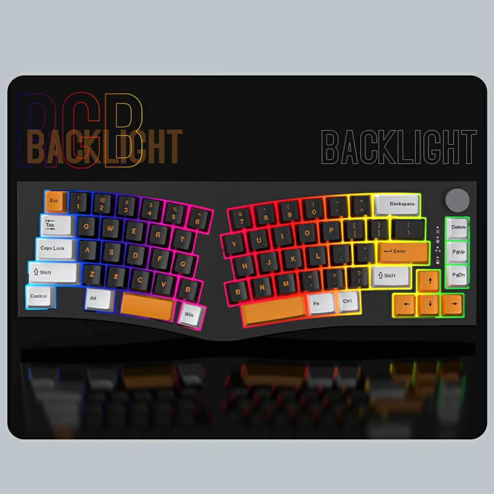 FEKER-Teclado mecánico con cable USB Alice 80, dispositivo de intercambio en caliente, ergonómico, para ordenador portátil, PC, 68 teclas