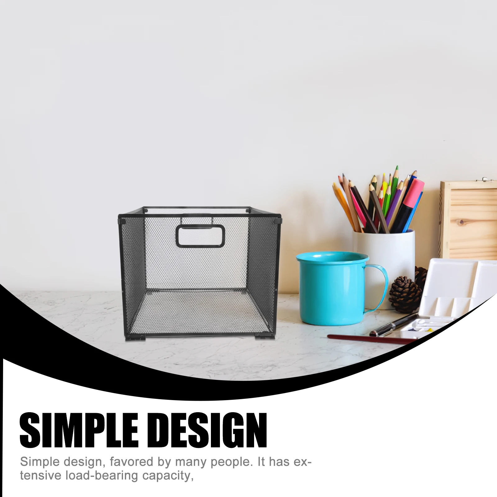 

Creative Iron Mesh File Storage Holder Desktop Document Organizer Magazine Rack For Office Home Metal Book Folder