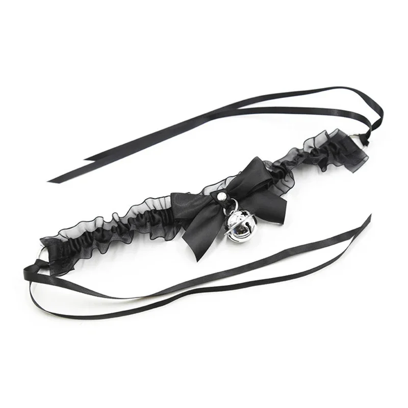 Kalung Seksi Kerah Lonceng Cosplay Bdsm Kerah Budak Harness Wanita Perbudakan Erotis Choker Gotik Aksesori Lonceng Mainan Seks