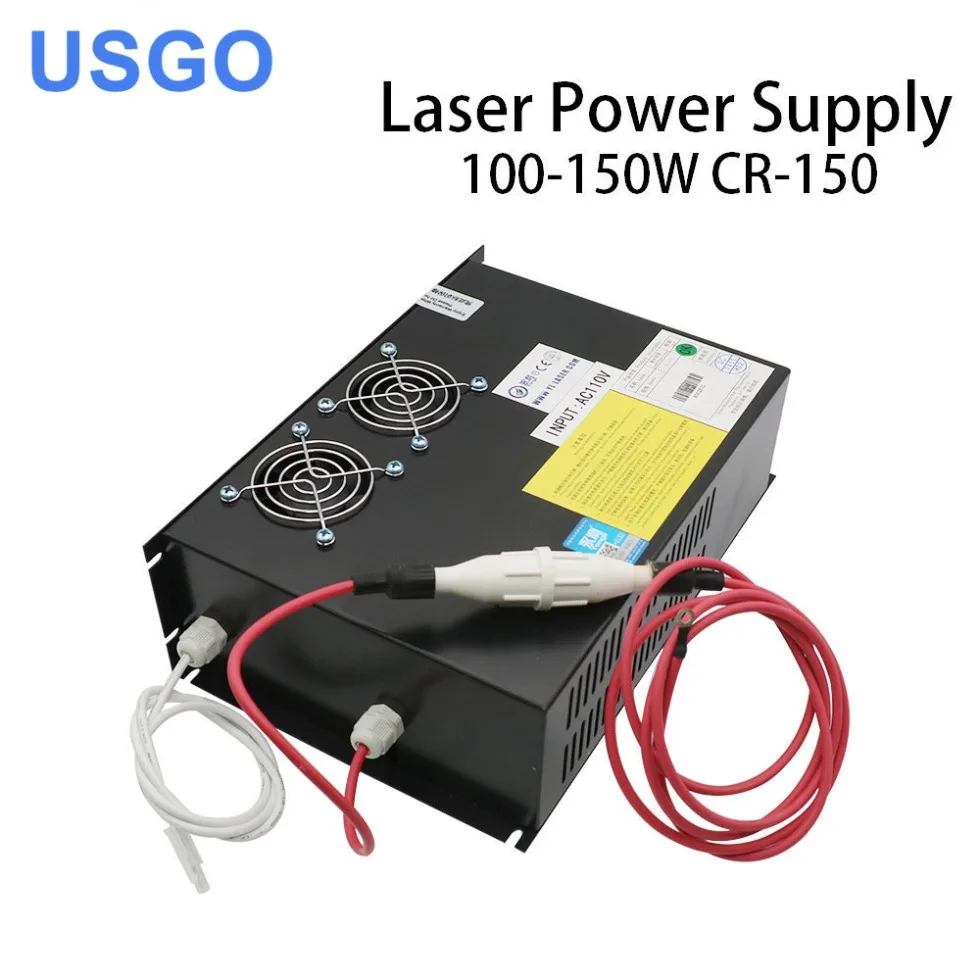 USGO Yongli Laser Power Supply 100-150W  for CO2 Laser Tube CR-U150 U Series CO2 Laser Engraving Cutting Machine