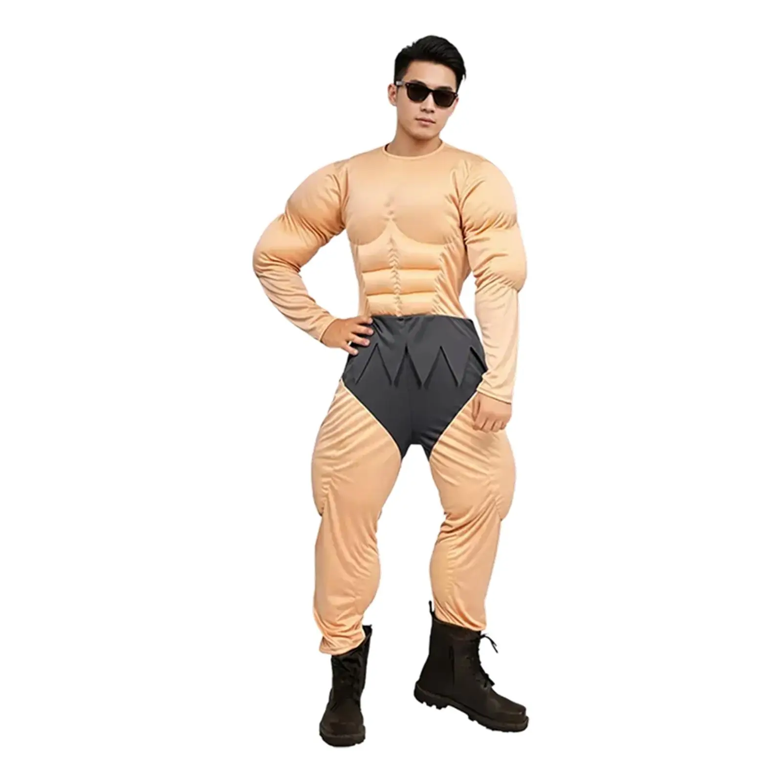 

Мужской комбинезон-мультиплексор, креативный костюм с имитацией мышц, бодибилдерский костюм для тематических мероприятий, косплея и выступлений