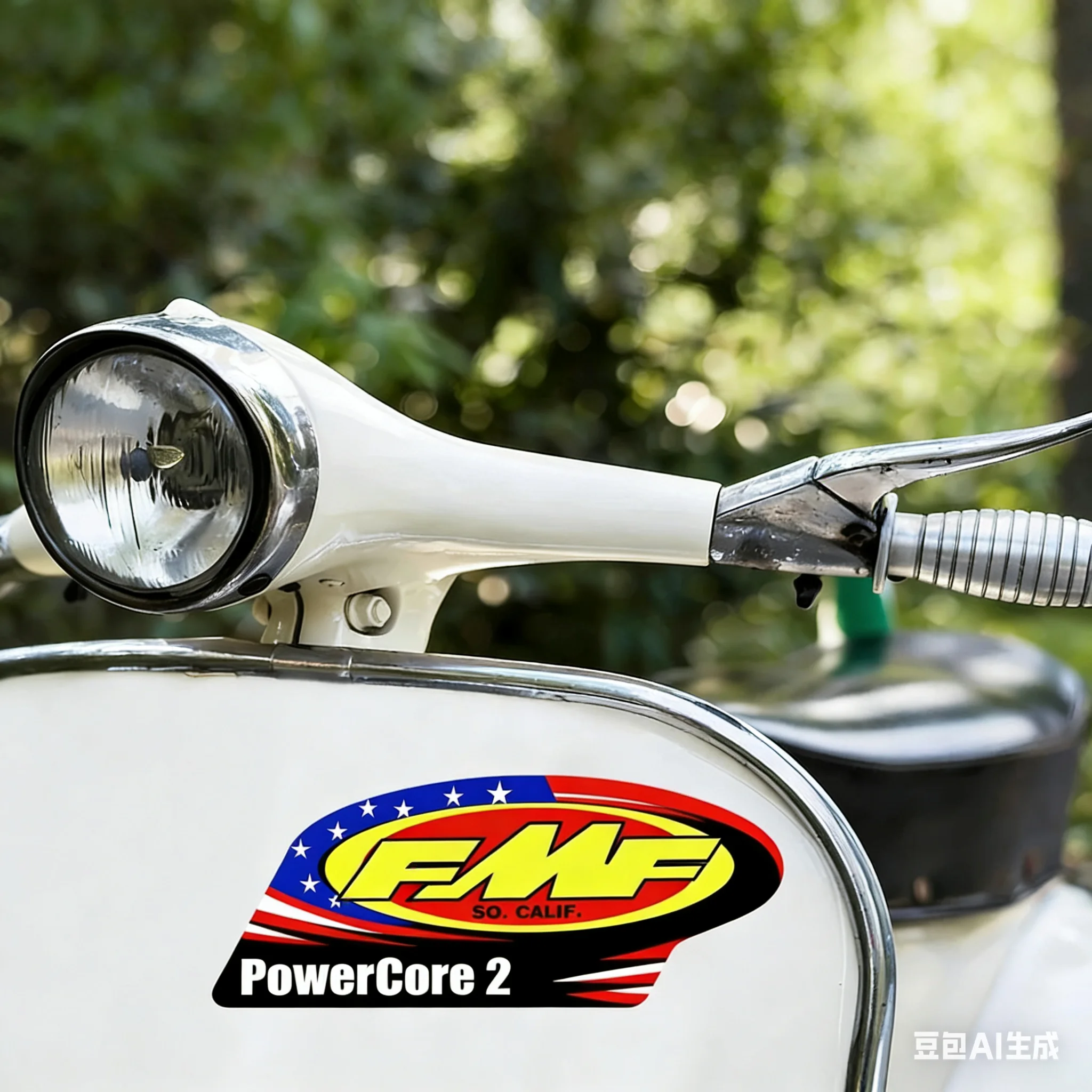 New FMF POWERCORE2 Car Sticker Moto Auto Body Bumper Windows Motorcycle Laptop Walls Vinyl Film Decal Car Tuning Accessories