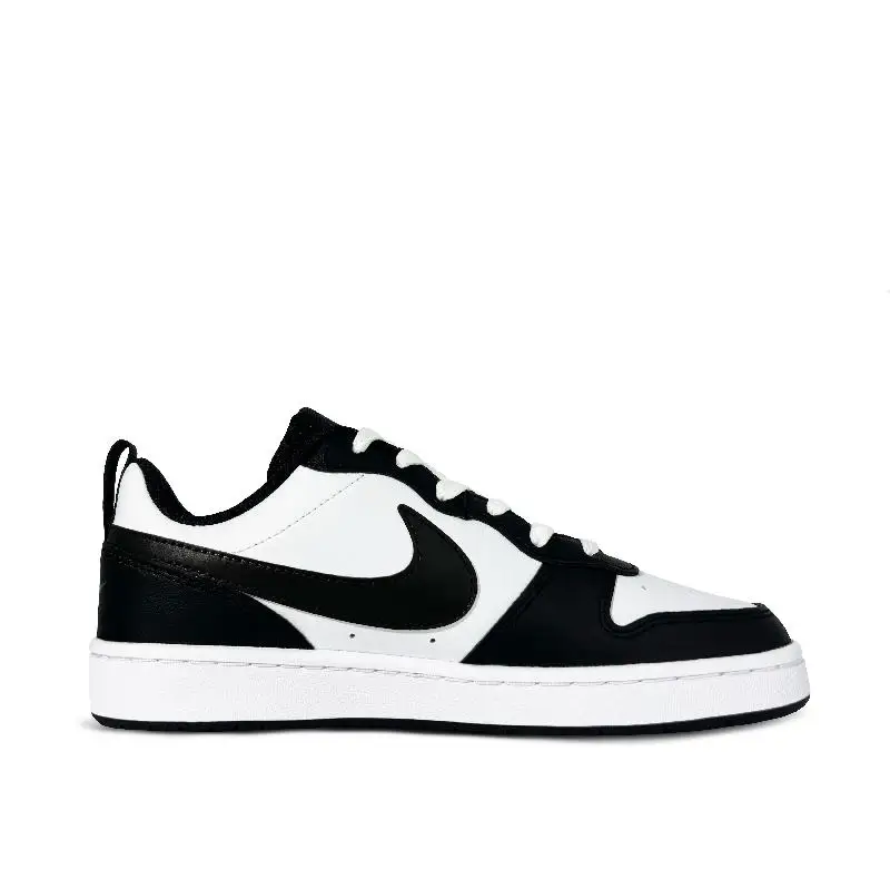 【Personalizar】Nike Court Borough Sapatos de skate femininos de cano baixo tênis brancos BQ5448-115