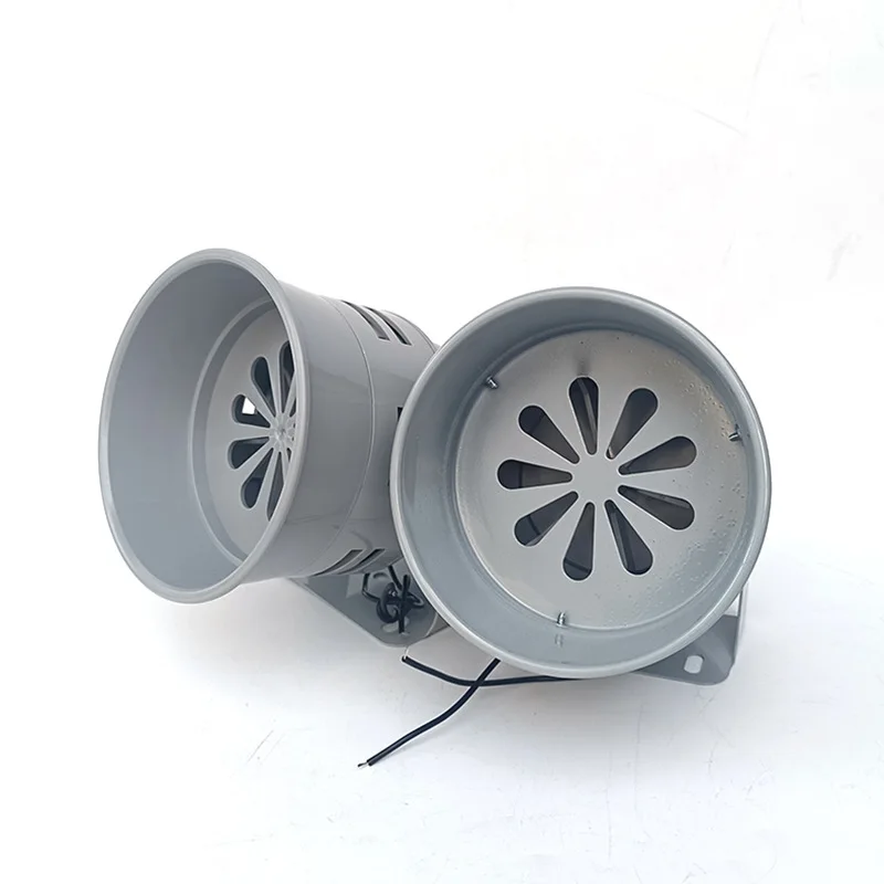 Metal Motor Siren MS-290 Automotive Air Raid Siren Horn Industrial Alarm Sound Electrical Guard DC12V DC24V AC110V AC220V