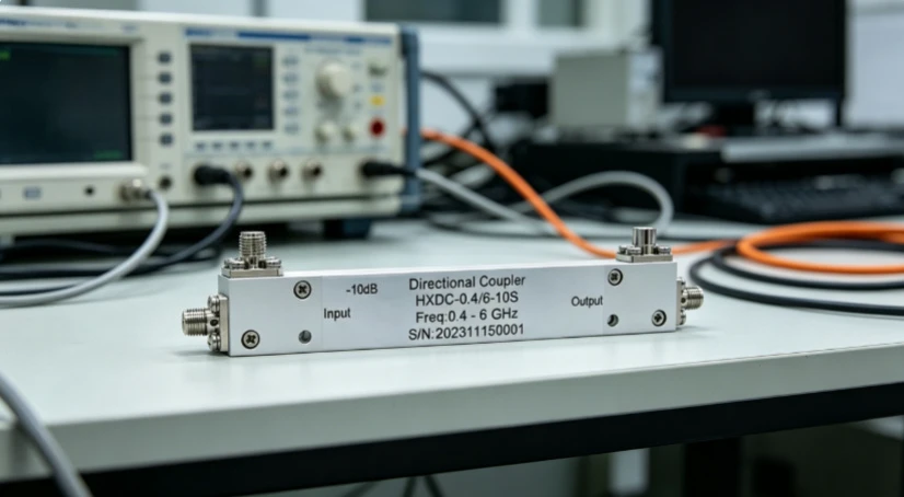 0.4-6 GHz RF Microwave Wideband 10dB Directional Coupler SMA Female High Directivity Customizable Index