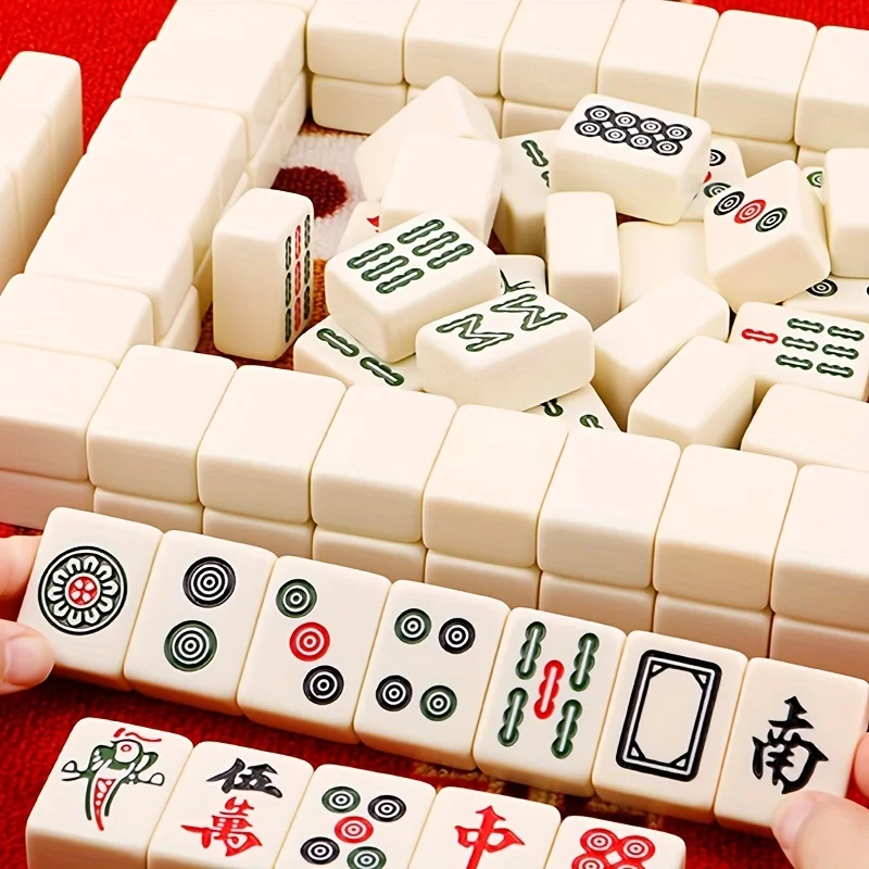 

Household36 # Model Mahjong Home Party Board Games144Card Medium
