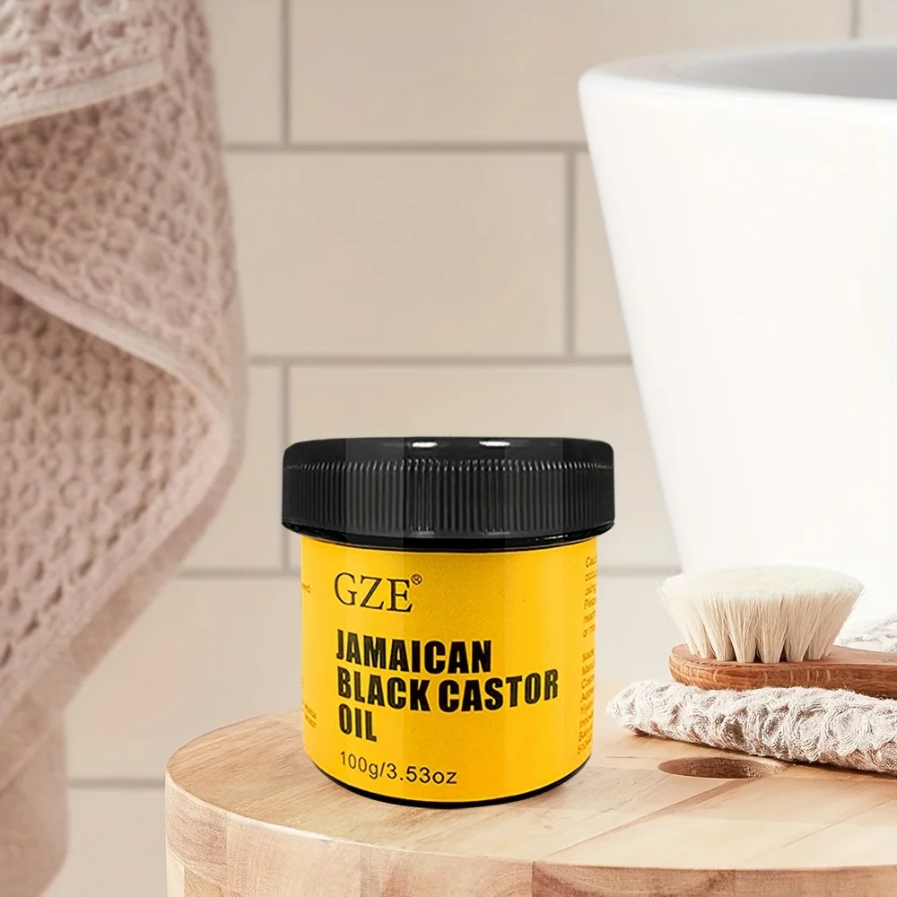 GZE JAMAICAN Black Castor Oil Pure Cold-Pressed for Hair Growth, Skin Moisturizing and Scalp Health - Promoting Thick Hair view 4