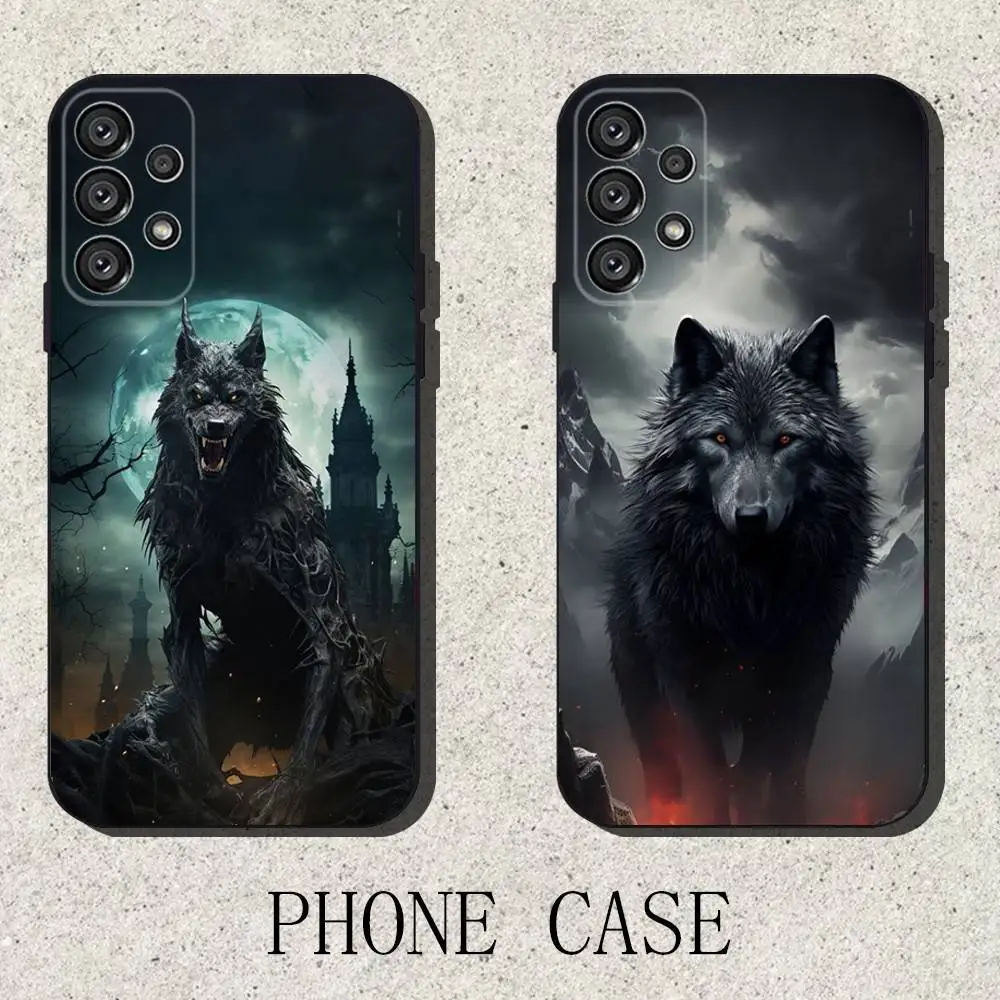 

The Wolf Phone Case For Samsung S25,S24,S21,S22,S23,S30,Ultra,S20,Plus,Fe,Lite,Note,10,9,5G Black Cover